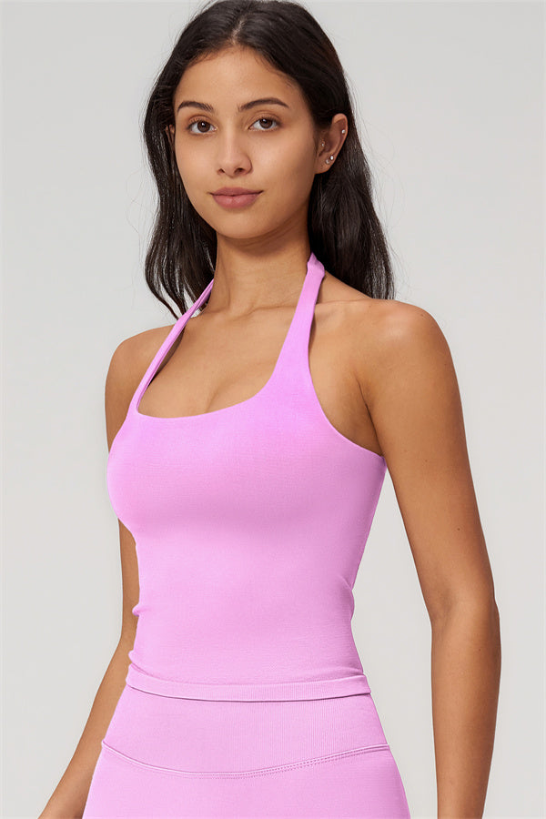 The Empower Halter Crop Top