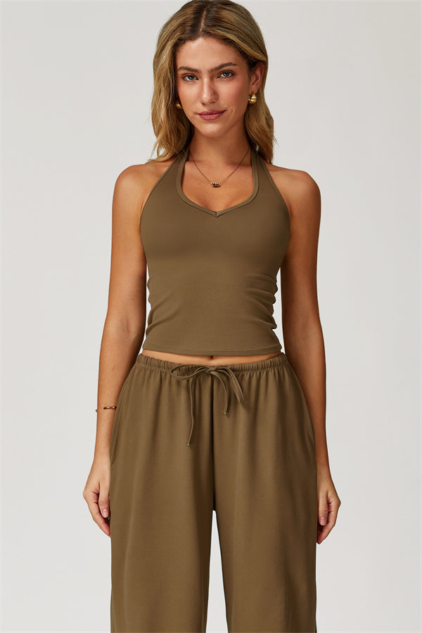 The Sprint Halter Tank Top