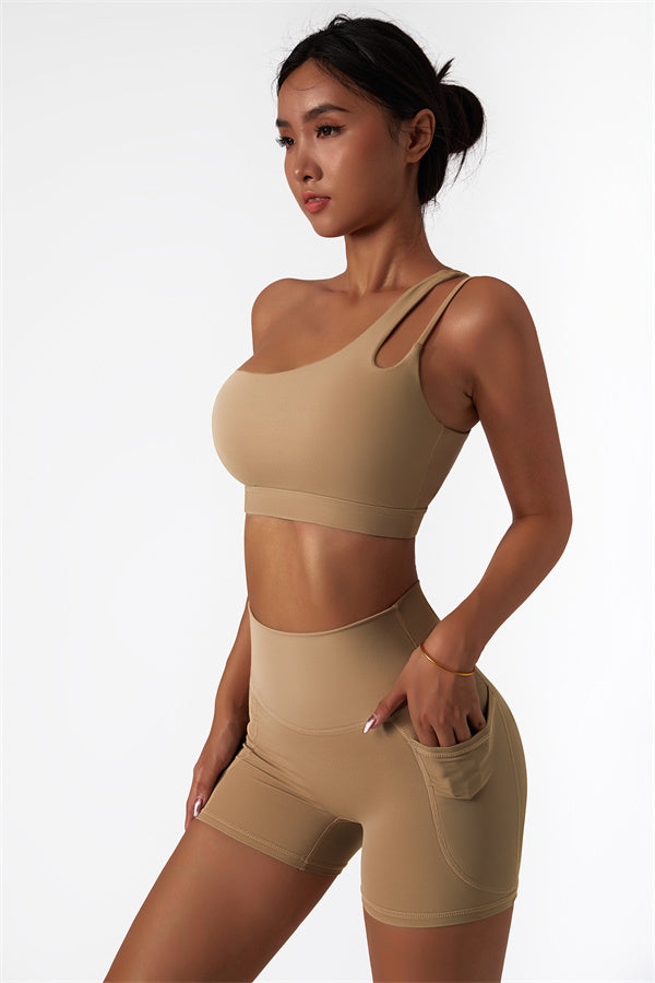 The Blissful Rose Sports Bra Shorts 2-Piece Set