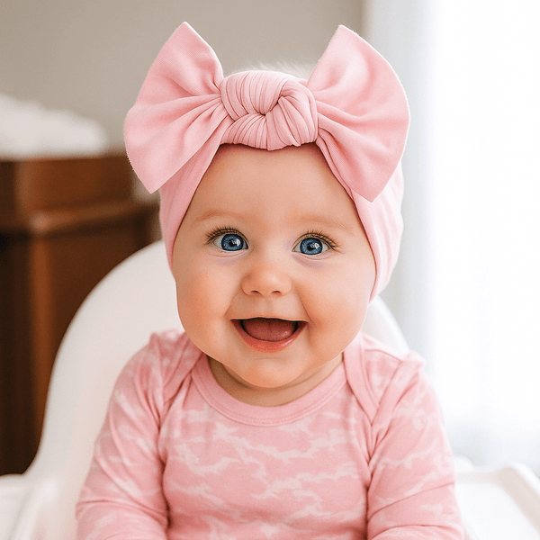 Candy Pink Knotted Bow