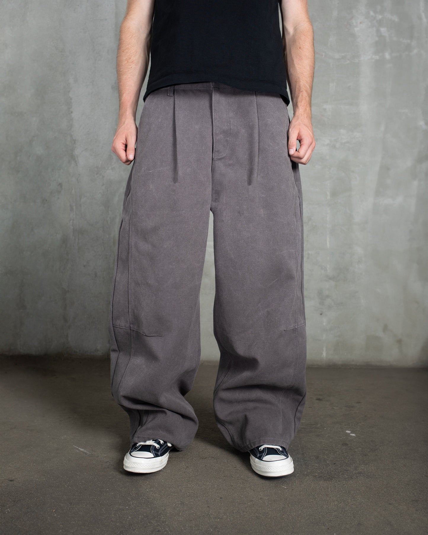 CANVAS PANT GUNMETAL LIGHT
