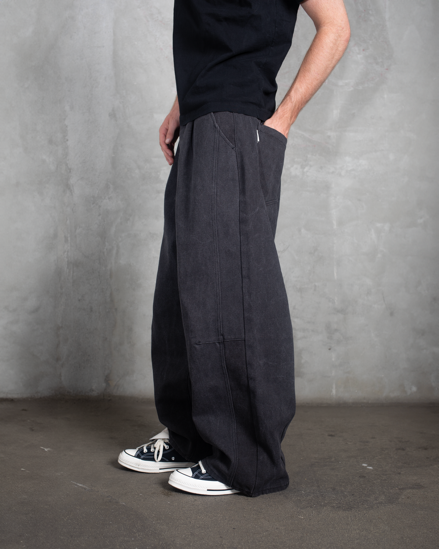 CANVAS PANT BLACK