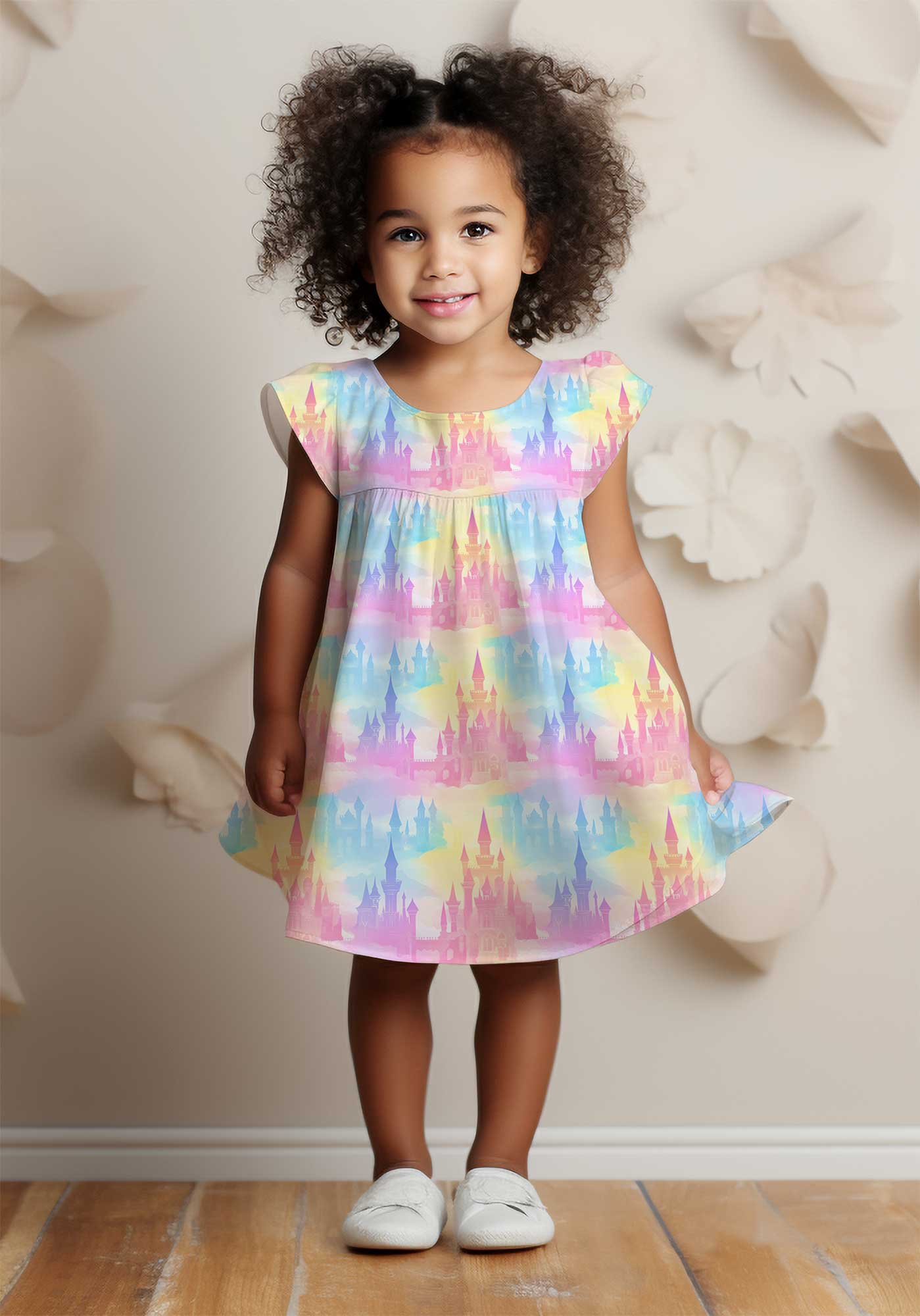 Winter Classics Castles in the Clouds - Girls Bamboo Dream Dress