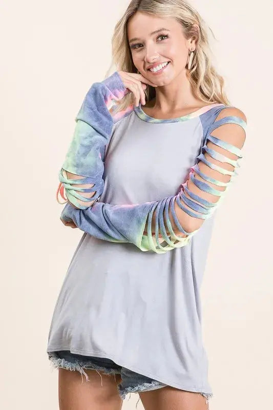 Women's Tee - Tie Dye Jersey Knit - Soft & Stylish