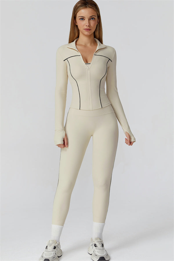 The Venus Zip Top Leggings 2-Piece Set