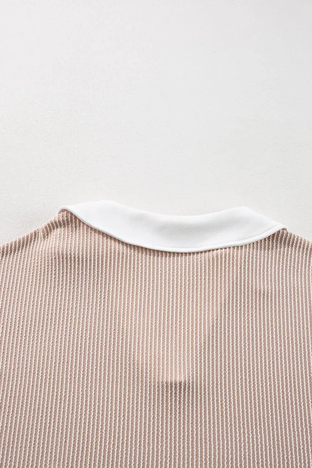 Love Salve Colorblock V-Neck Women's Casual Top: Everyday Style, Slit Detail