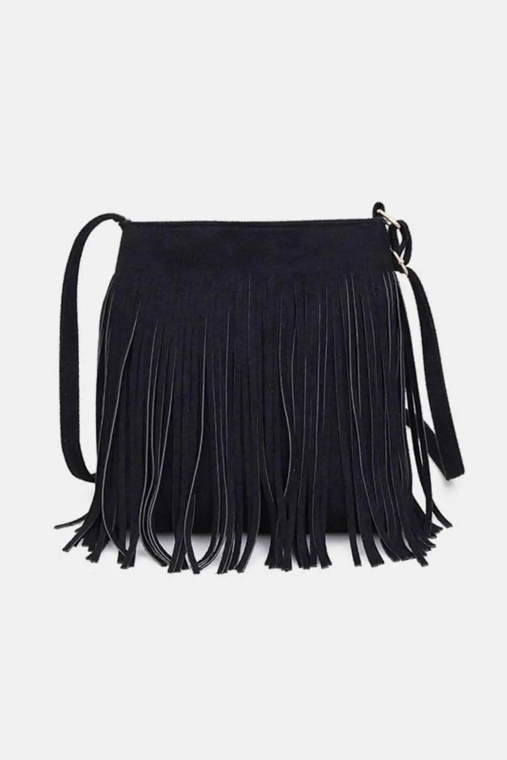 Trendsi Suede Fringe Bag + Everyday Style + Women's Crossbody + Chic, Small