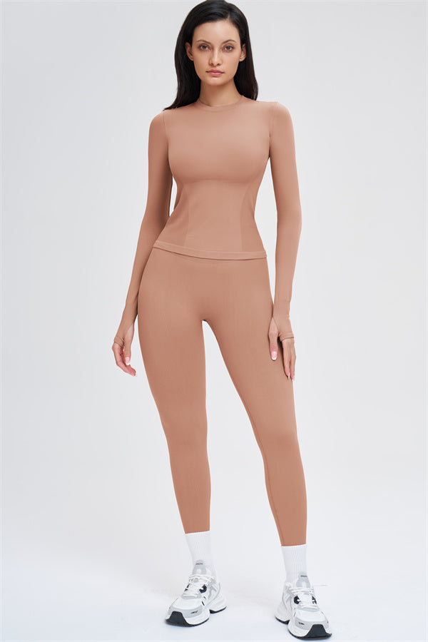 The Whim Long Sleeve T-shirt Leggings 2-Piece Set