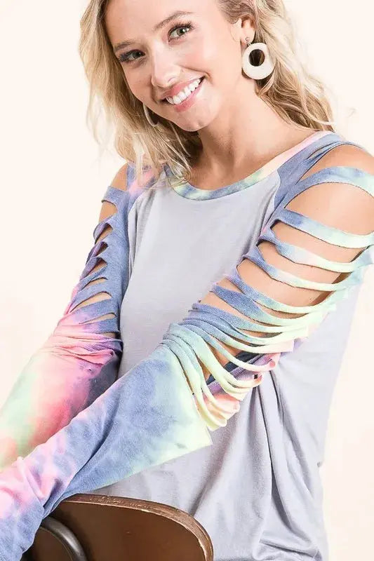 Women's Tee - Tie Dye Jersey Knit - Soft & Stylish