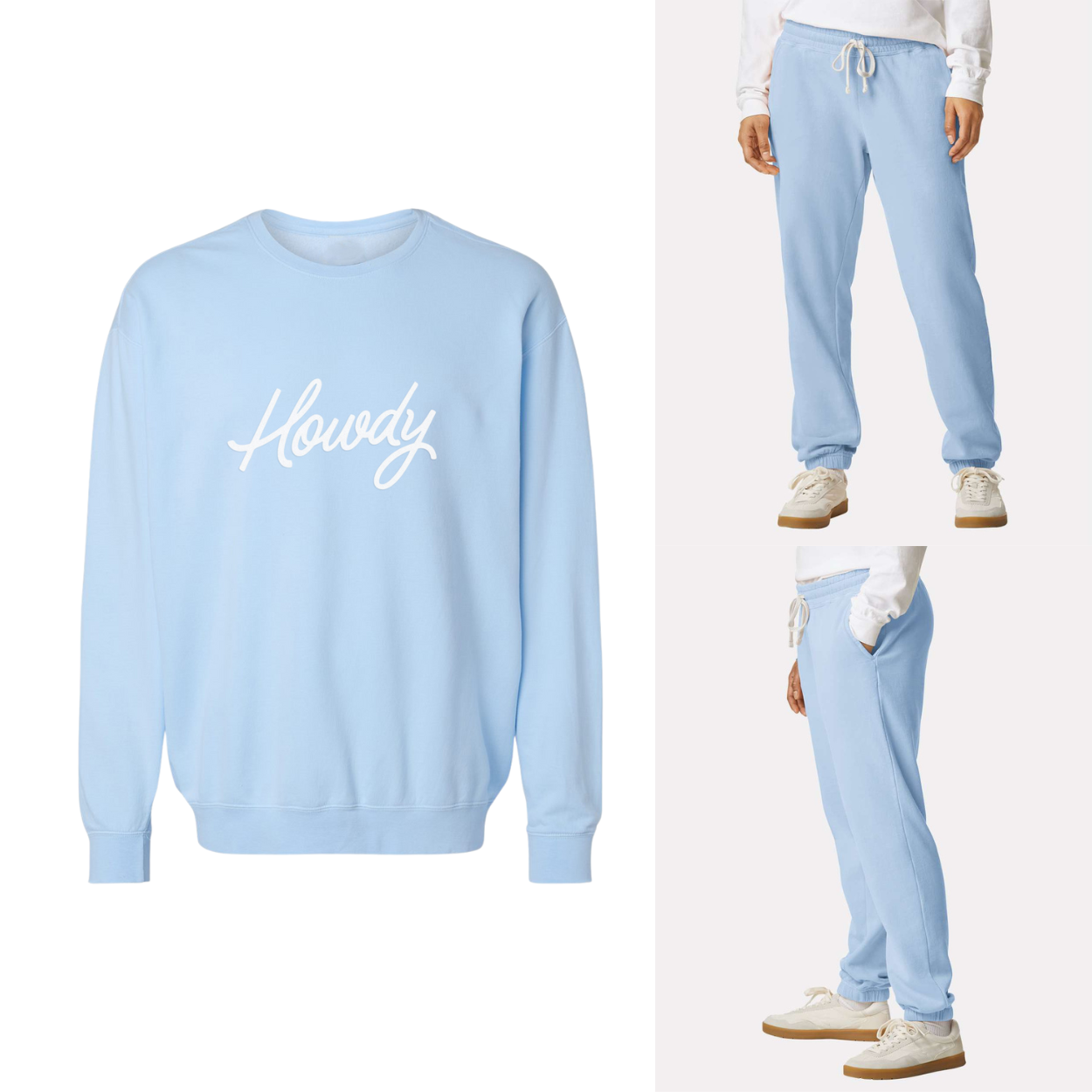 Howdy Cursive Washed Sweatshirt