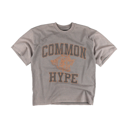 Common Hype Mascot Tee Washed Charcoal
