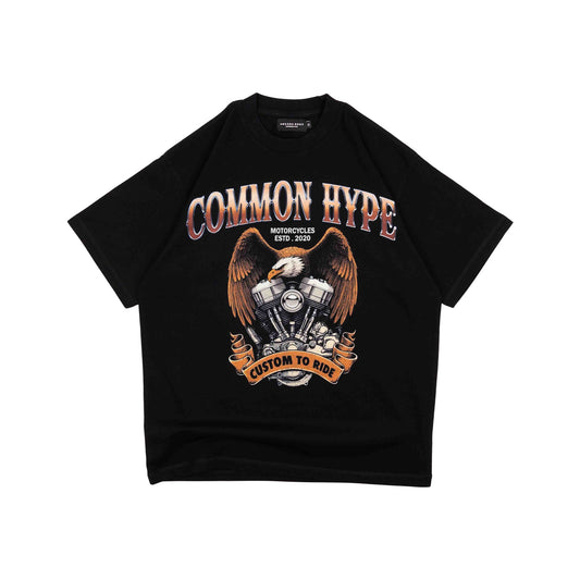 Common Hype Biker Tee Black