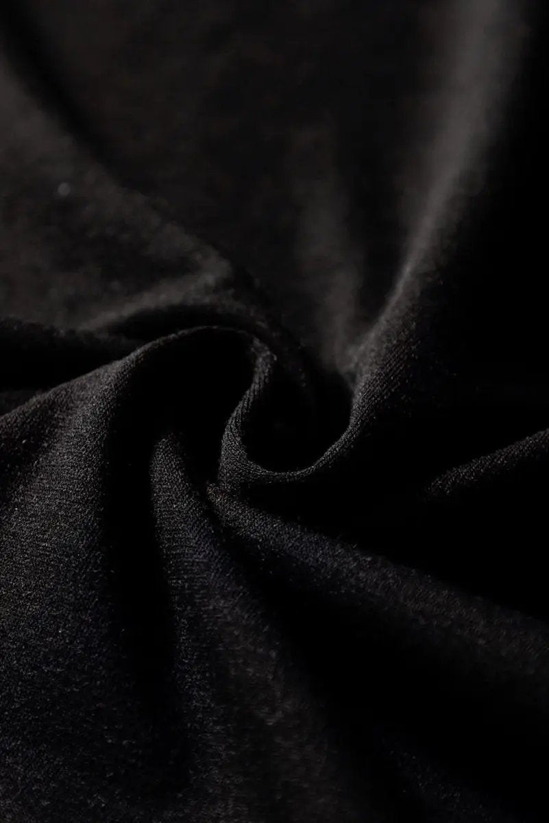 Love Salve Black Jumpsuit Women's Daily Casual Wide Leg Summer Sleeveless Chic