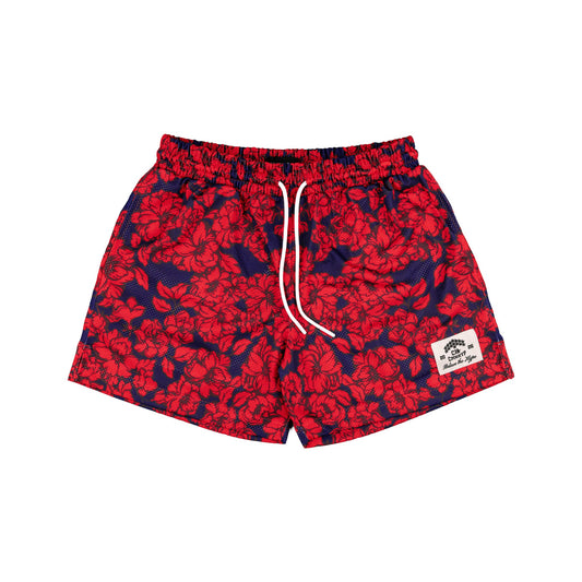 Common Hype Bloom Mesh Short Navy Blue