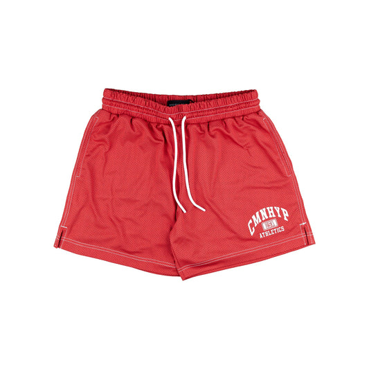 Common Hype Athletics Contrast Mesh Short Crimson Red