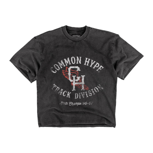 Common Hype Champs Tee Washed Black