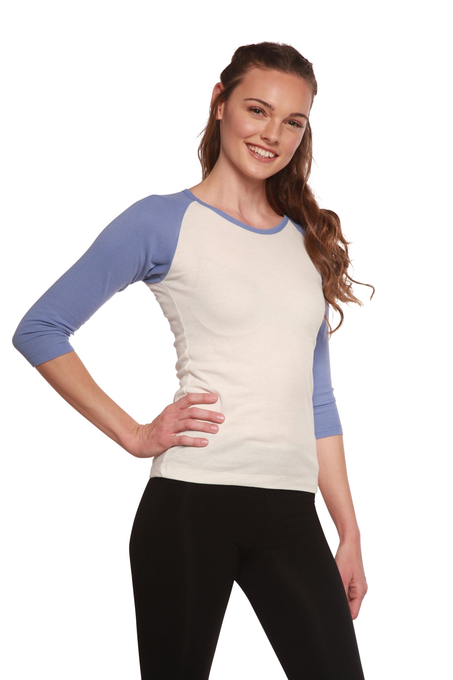 Clearance Women's Bamboo Viscose/Sorona 3/4 Sleeve T-Shirt