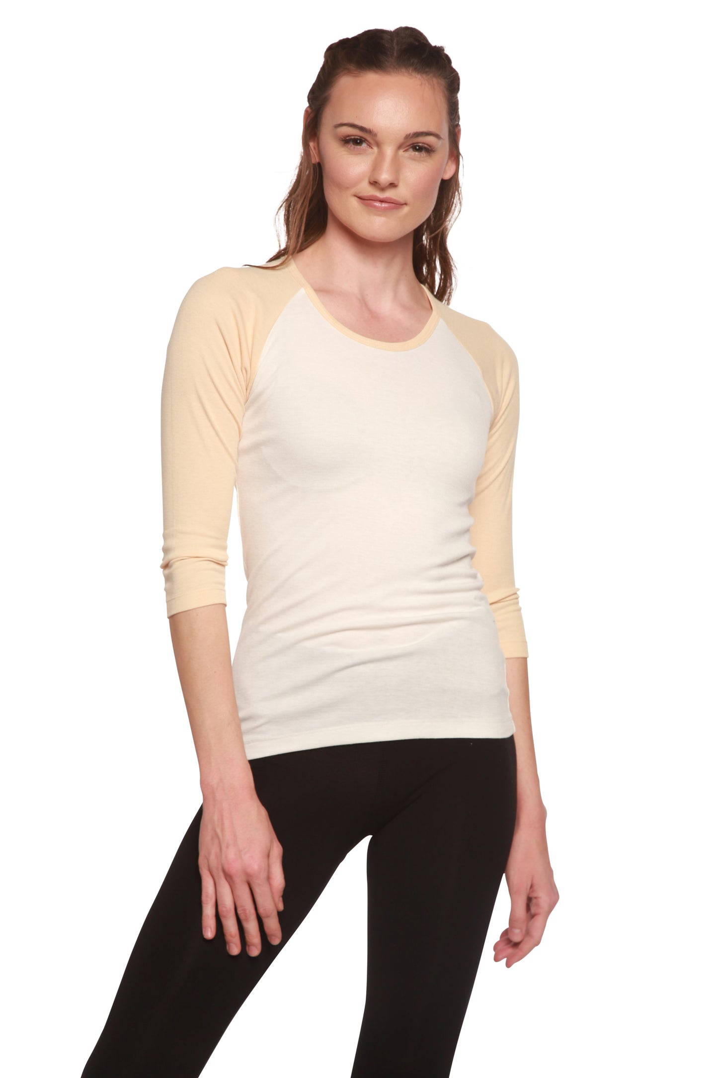 Clearance Women's Bamboo Viscose/Sorona 3/4 Sleeve T-Shirt