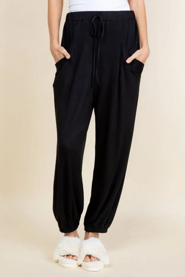 Trendsi Drawstring Joggers Women's Casual Pants with Pockets Comfort Fit