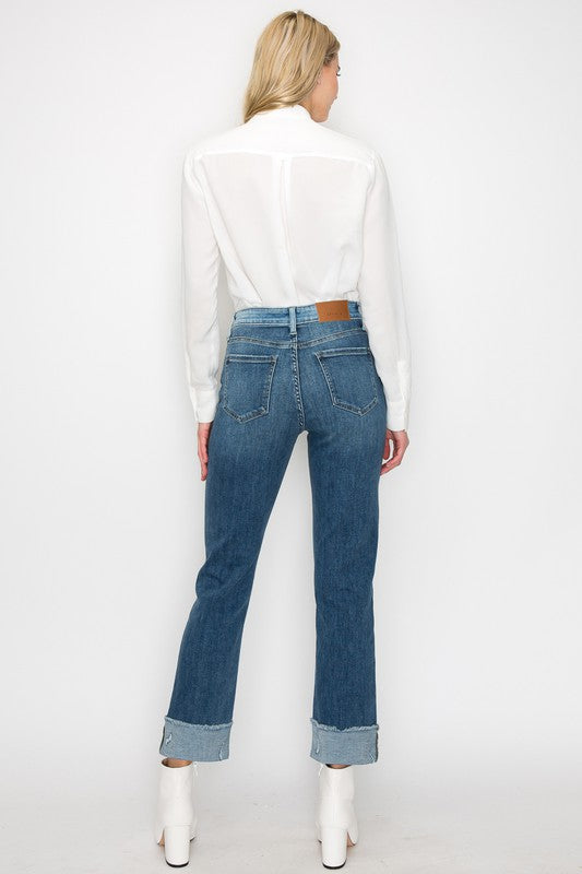 Alexandra Plus High Rise Straight Jeans