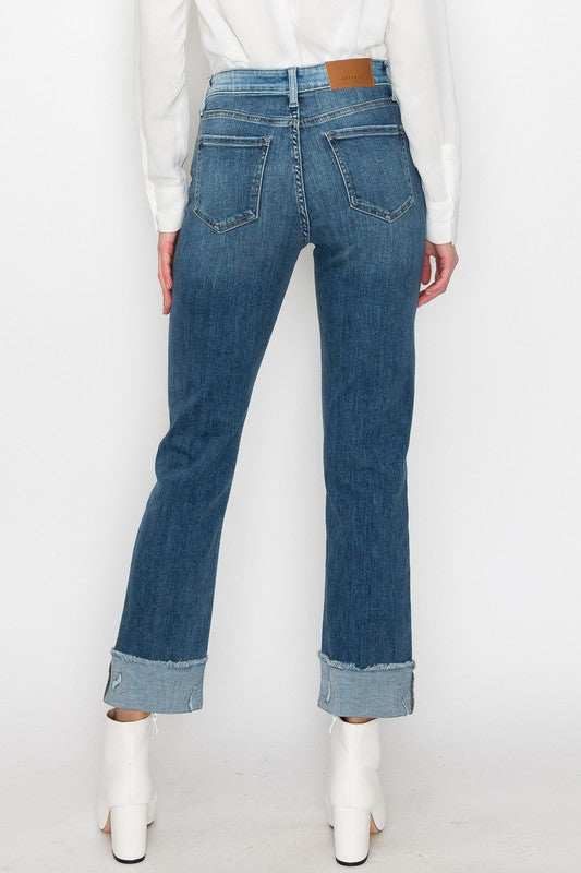 Alexandra Plus High Rise Straight Jeans