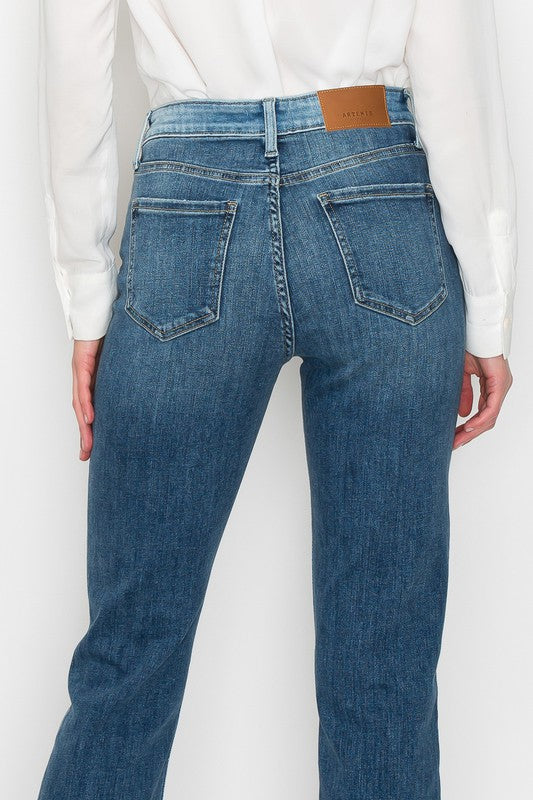Alexandra Plus High Rise Straight Jeans