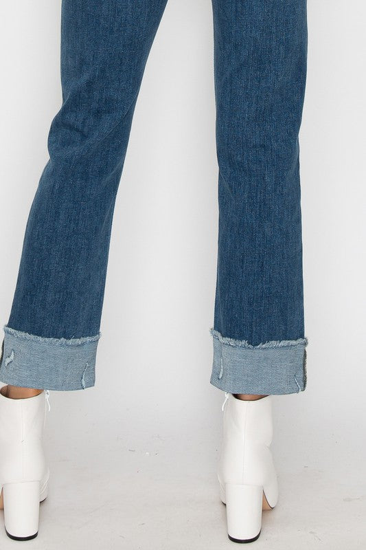 Alexandra Plus High Rise Straight Jeans