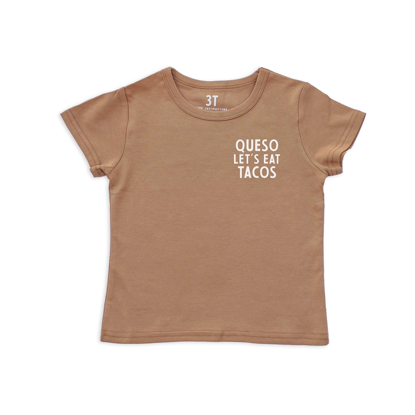 Queso Let's Eat Tacos Kids Tee