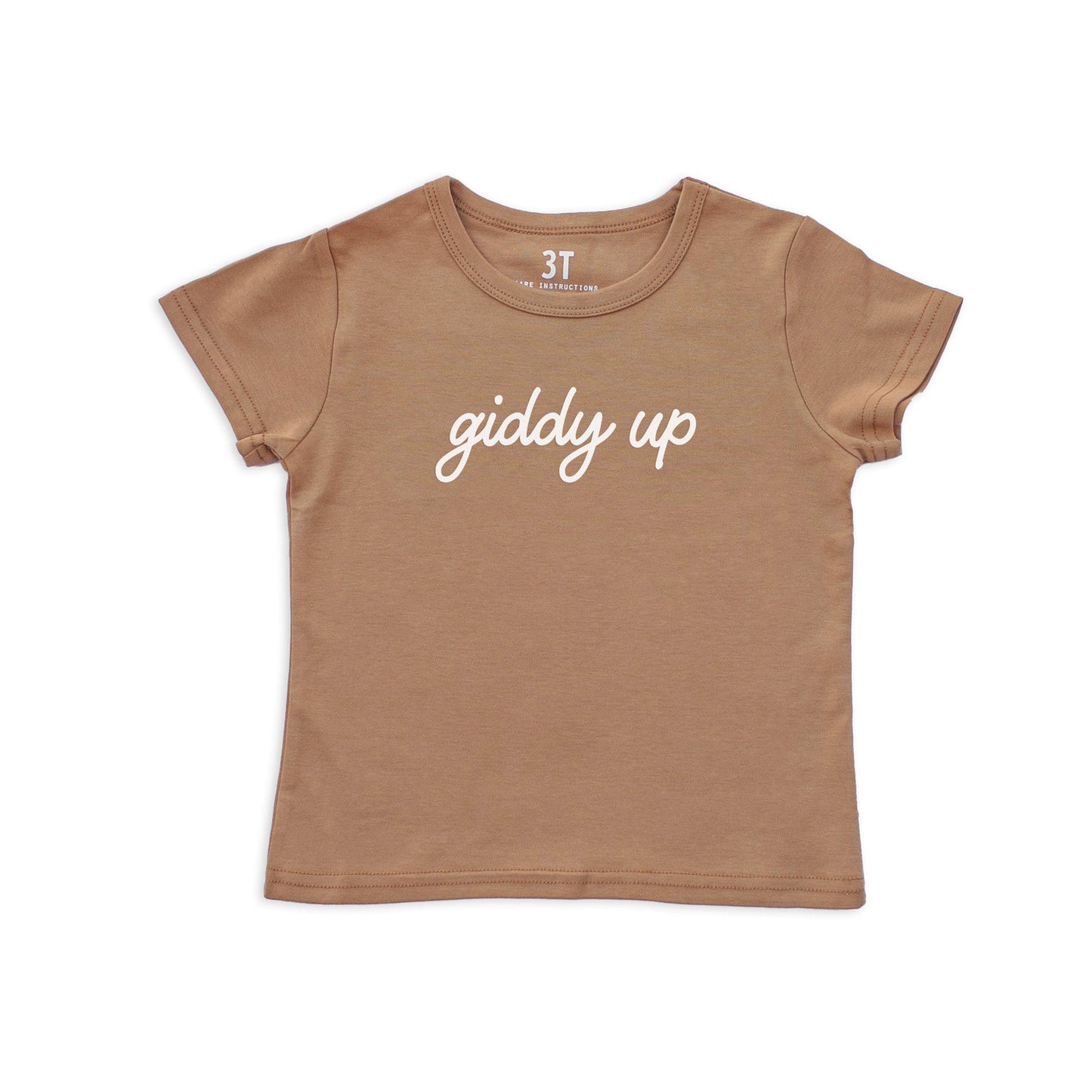 Giddy Up Cursive Kids Tee