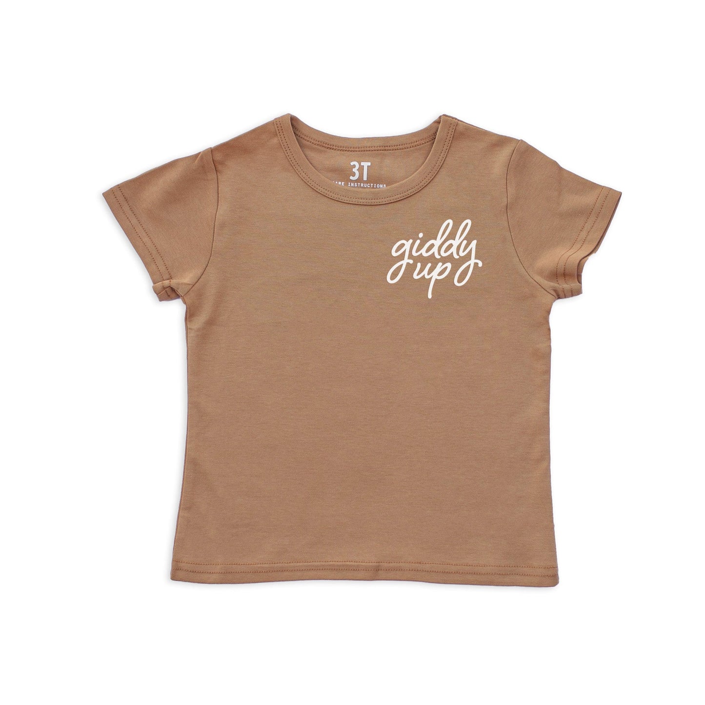 Giddy Up Stacked Kids Tee