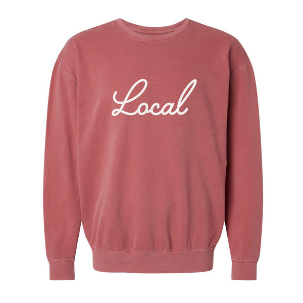 Local Cursive Washed Sweatshirt