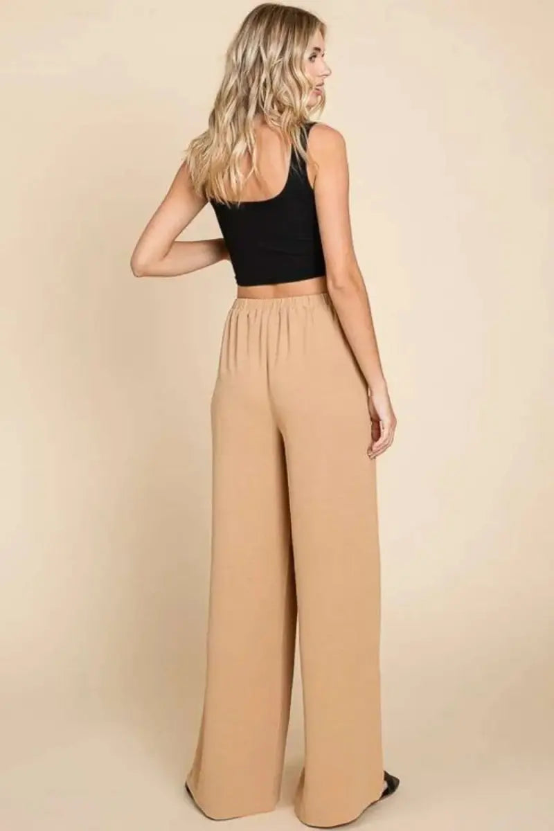 Trendsi High Waist Wide Leg Cargo Women's Pants: Comfy & Trendy