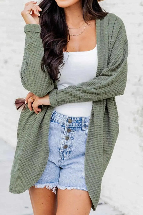 Trendsi Cozy open-front cardigan with pockets