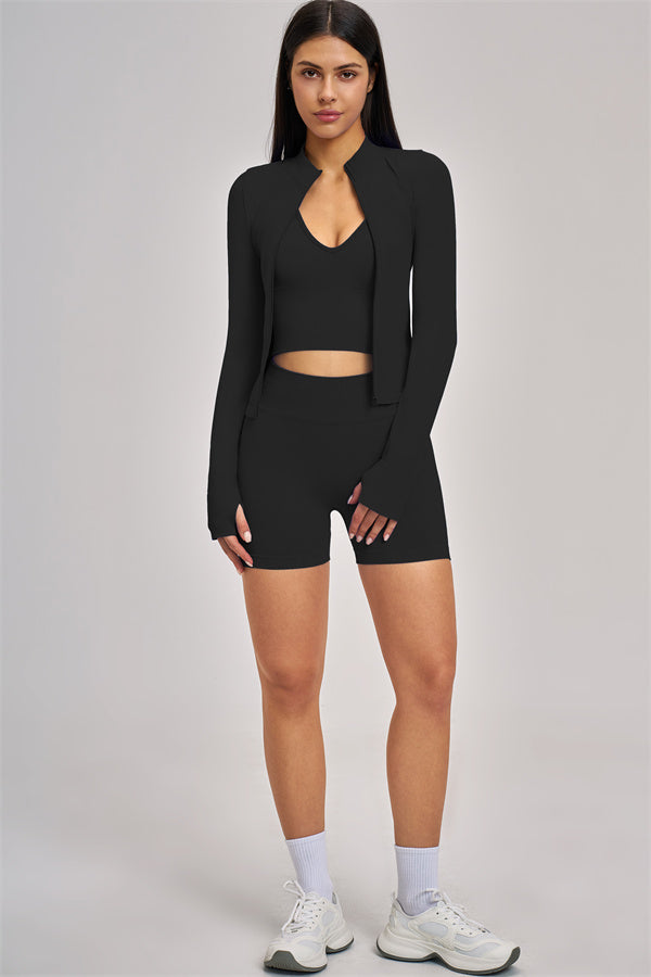The Vision Jacket Tank Top Shorts 3-Piece Set