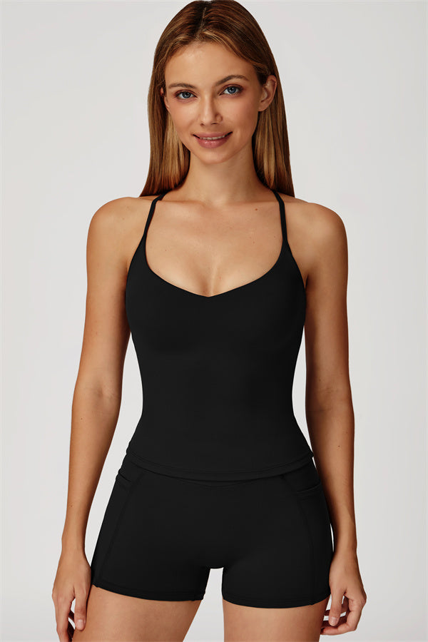 The Propel Crop Top Shorts 2-Piece Set