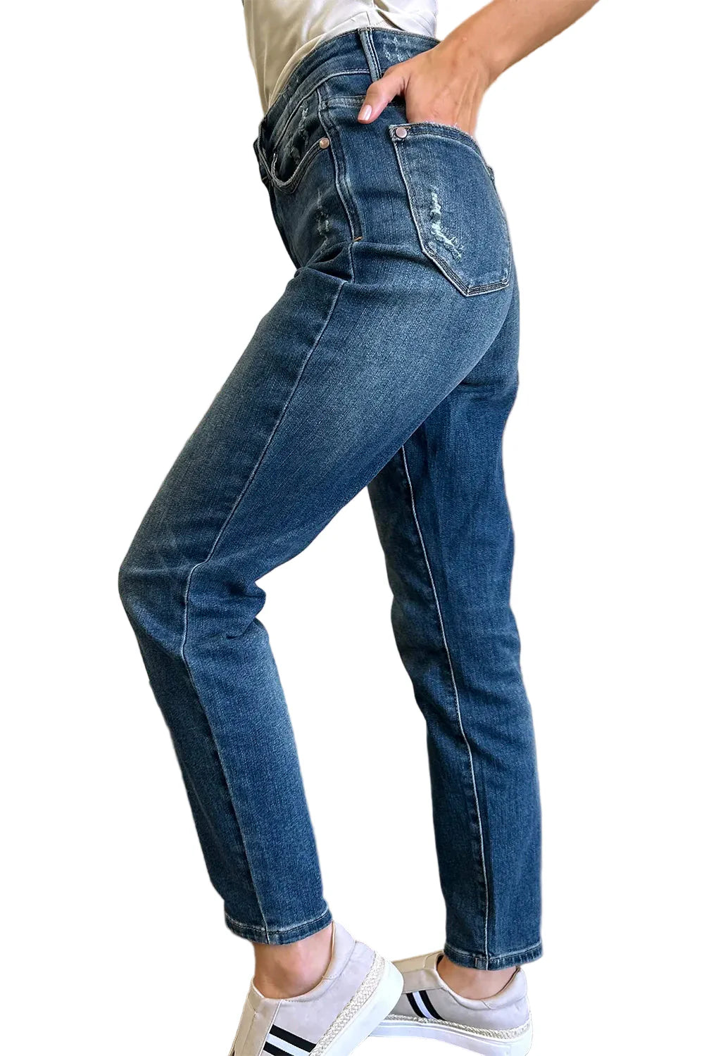 Control High Waist Slim Jeans
