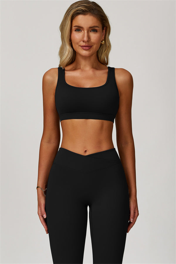 The Lavish Sports Bra Flared Leggings 2-Piece Set
