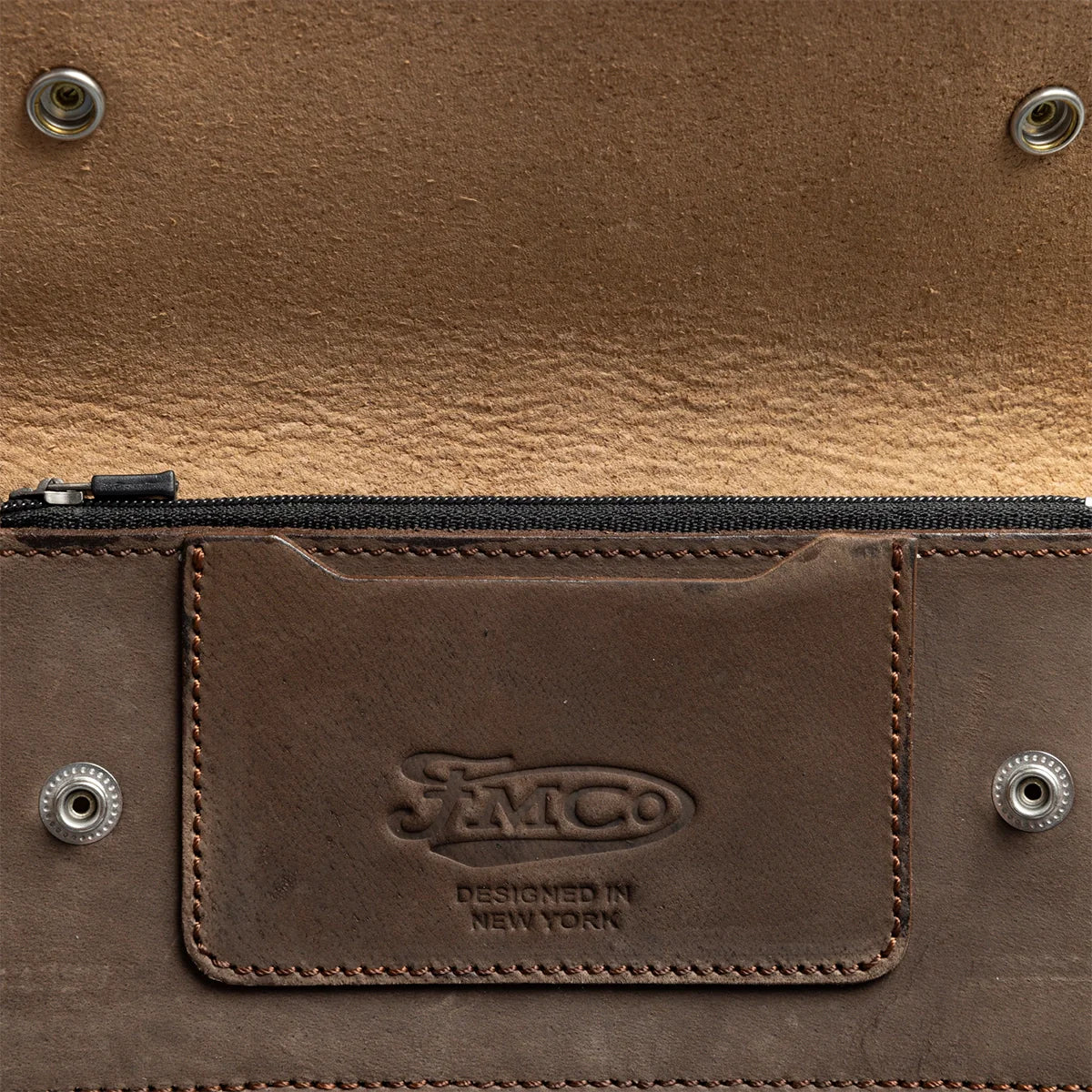 LARGE TRUCKER - Vegetable Tanned Leather Wallet