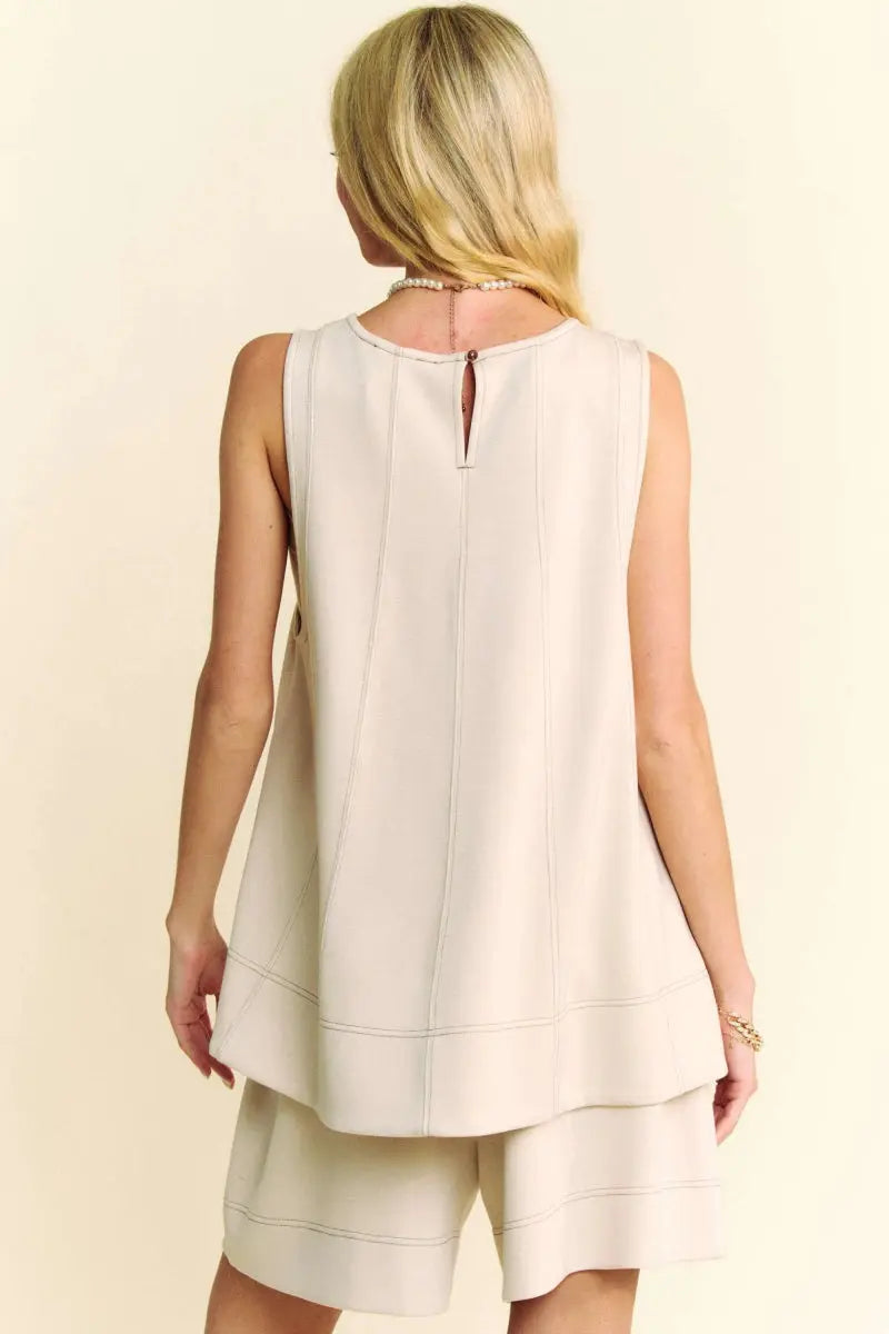 Loungewear Set - Seam Detail - Comfy Two-Piece