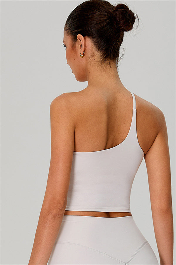 The Jewel One-Shoulder Crop Top