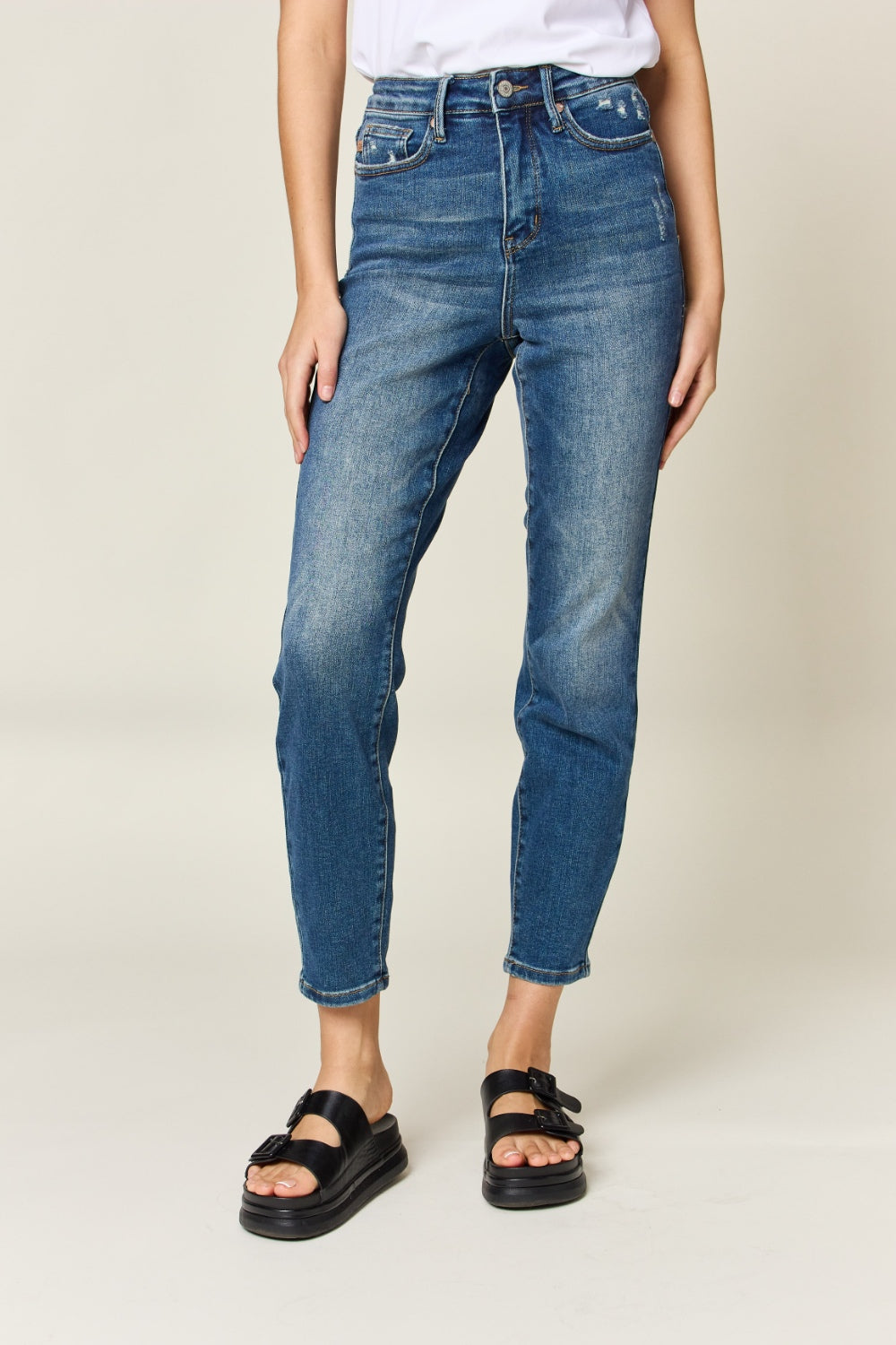 Control High Waist Slim Jeans