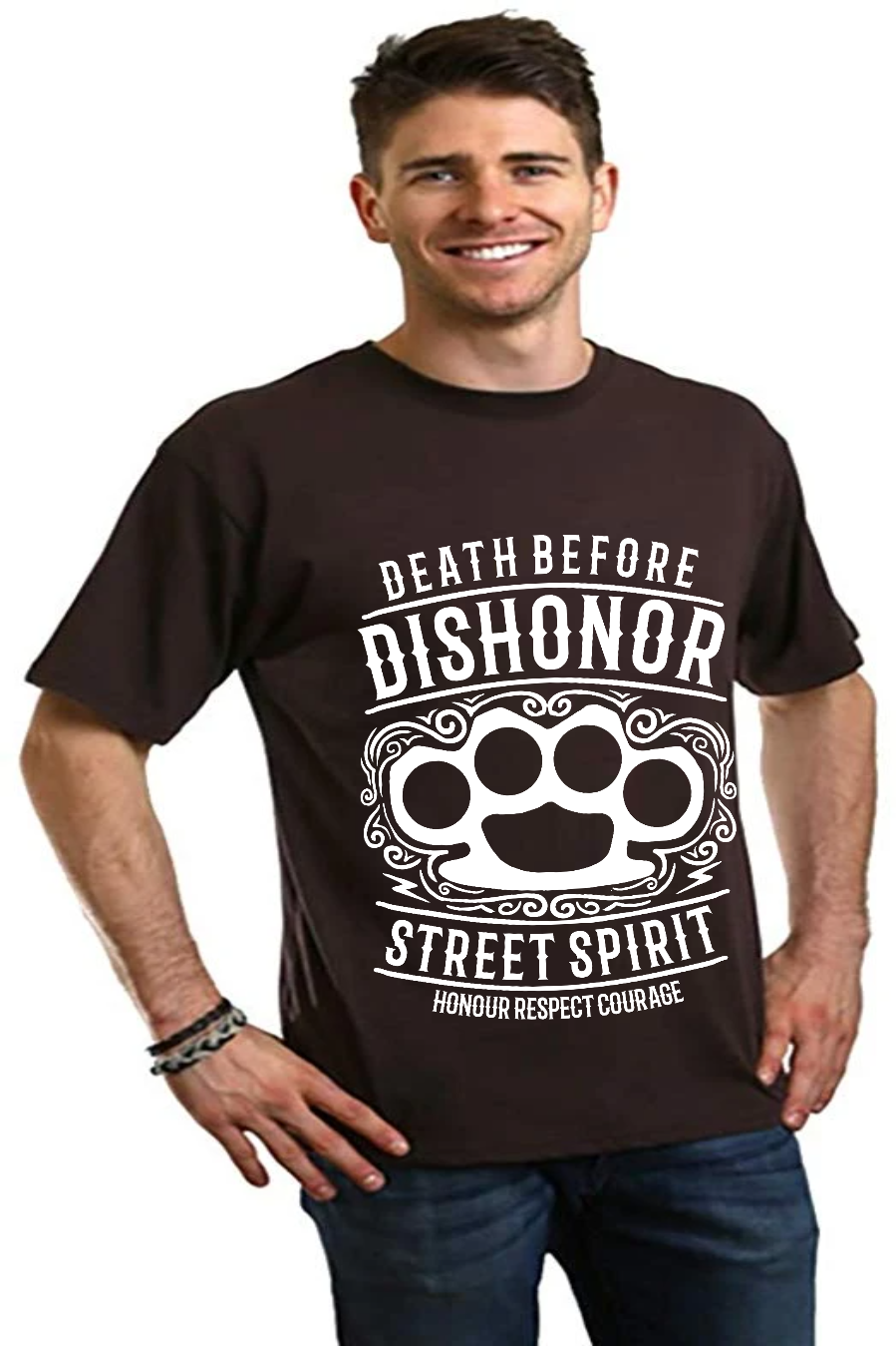 Death Before Men's Bamboo Viscose/Organic Cotton Short Sleeve Graphic T-Shirt