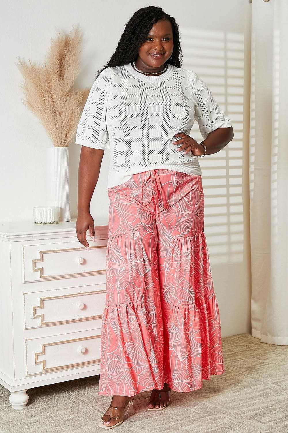 Trendsi TIKTOK - Chic ribbed knit top - round neck