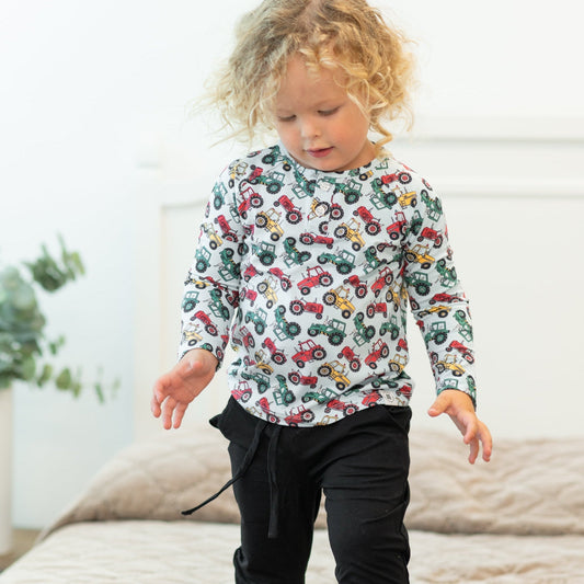 Down On The Farm Raglan Henley