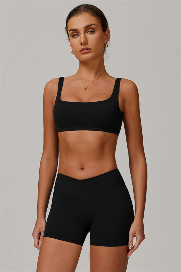The Halo Sports Bra Shorts 2-Piece Set