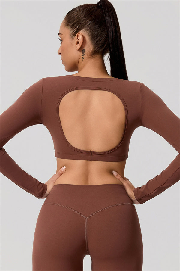 The Nestle Long Sleeve Crop Top