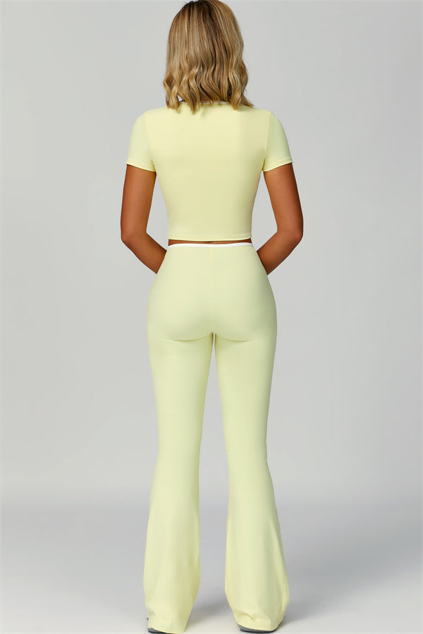 The Skyline Flared Tie Leggings