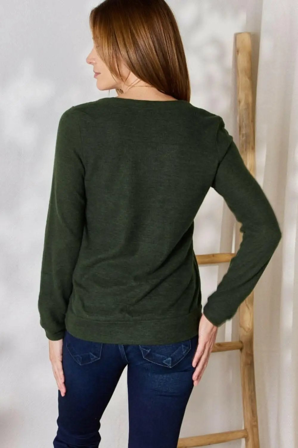 Trendsi Hailey & Co Plus Size Colorblock Blouse