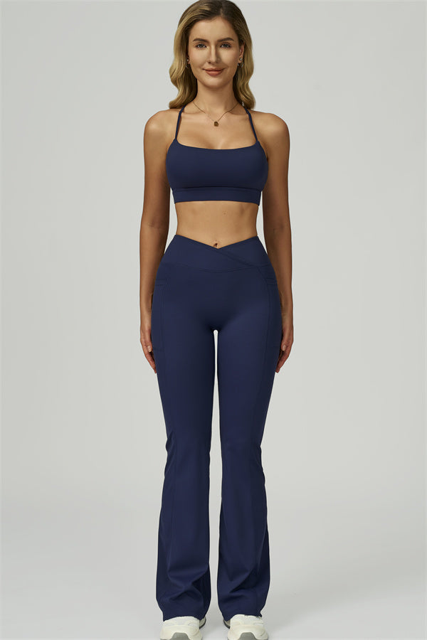 The Flourish Sports Bra Flared Leggings 2-Piece Set