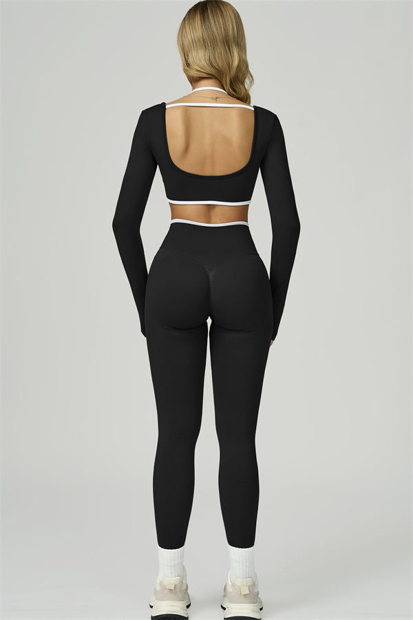 The Prime Line Long Sleeve Crop Top